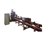 CNC Flat Steel  Punching & Cutting Line -plate width 120mm，hole φ40mm 